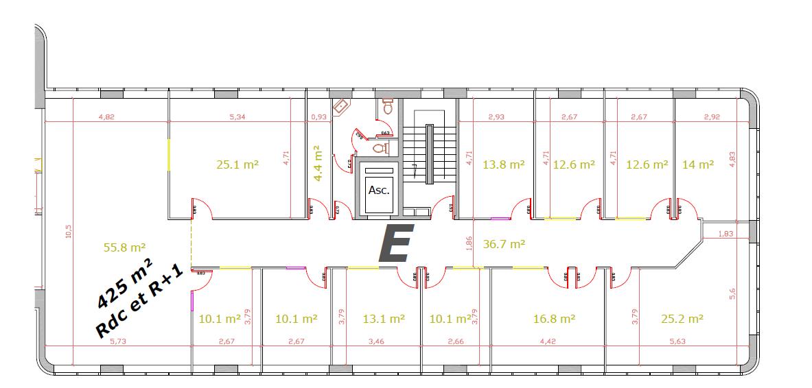 Bureau Rennes 280m² Location bureau Rennes Ille-et-Vilaine OLBUR2310775 7